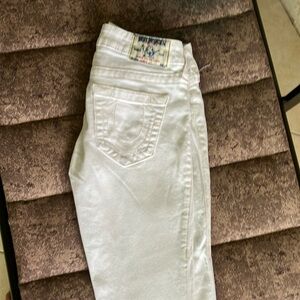 Vintage True Religion 24 White skinny Jeans